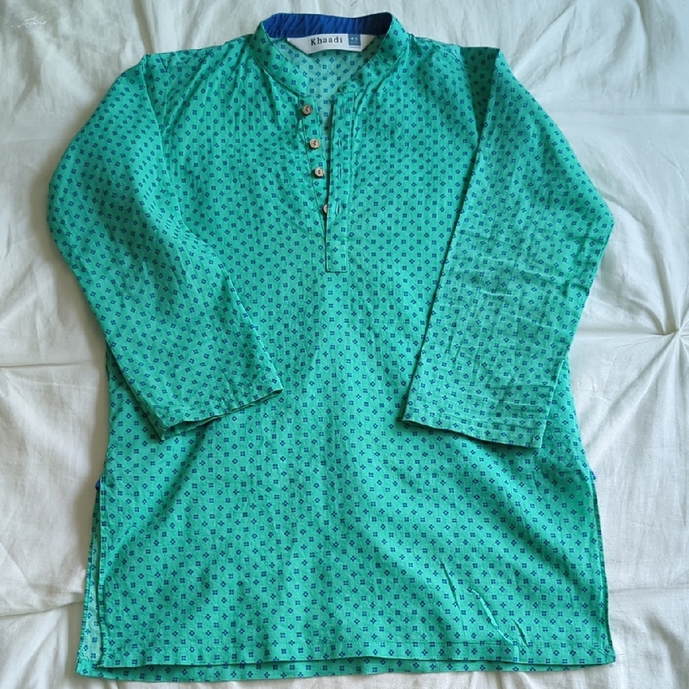 Khaadi Teal Boys Kurta